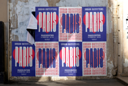 poster design urban outfitters UOPARIS paris urbanoutfitters launch opening graphicdesign stevenstorm stvnstrm steven lang london graphics designer